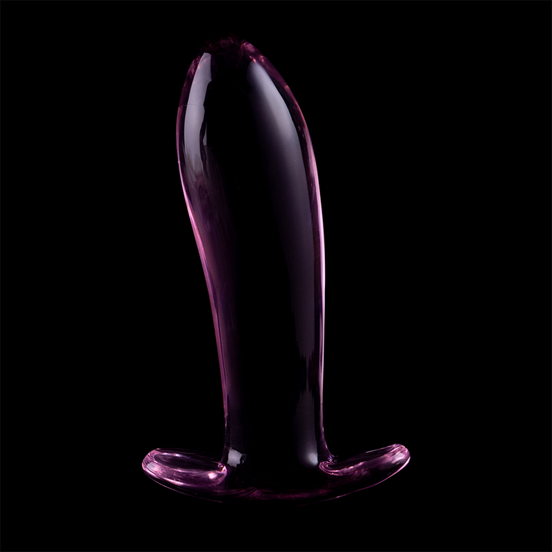 NEBULA SERIES BY IBIZA - 5 PLUG ANALE VETRO BOROSILICATO TRASPARENTE 12.5 CM -O- 3.5 CM