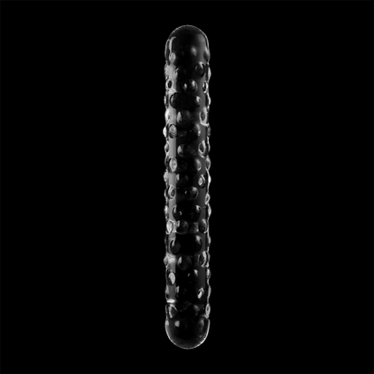 NEBULA SERIES BY IBIZA - MODEL 15 TRANSPARENT BOROSILICATE GLASS DILDO 18.5 CM -O- 3 CM