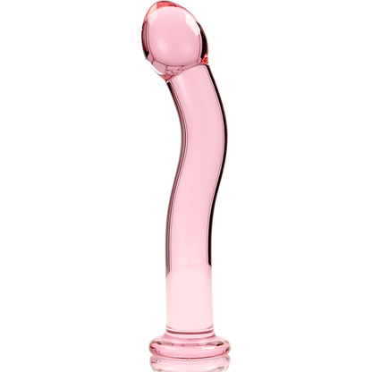 NEBULA SERIES BY IBIZA - MODEL 18 TRANSPARENT BOROSILICATE GLASS DILDO 18.5 CM -O- 3.5 CM