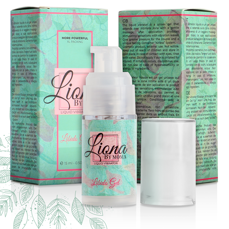 LIONA BY MOMA - LIQUID VIBRATOR LIBIDO GEL 15 ML - 3