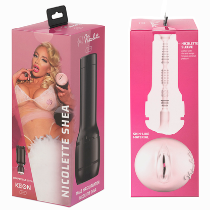 KIIROO - KEON + FEEL NICOLETTE SHEA STROKER + QUALITY AQUA LUBRICANT 50 ML 