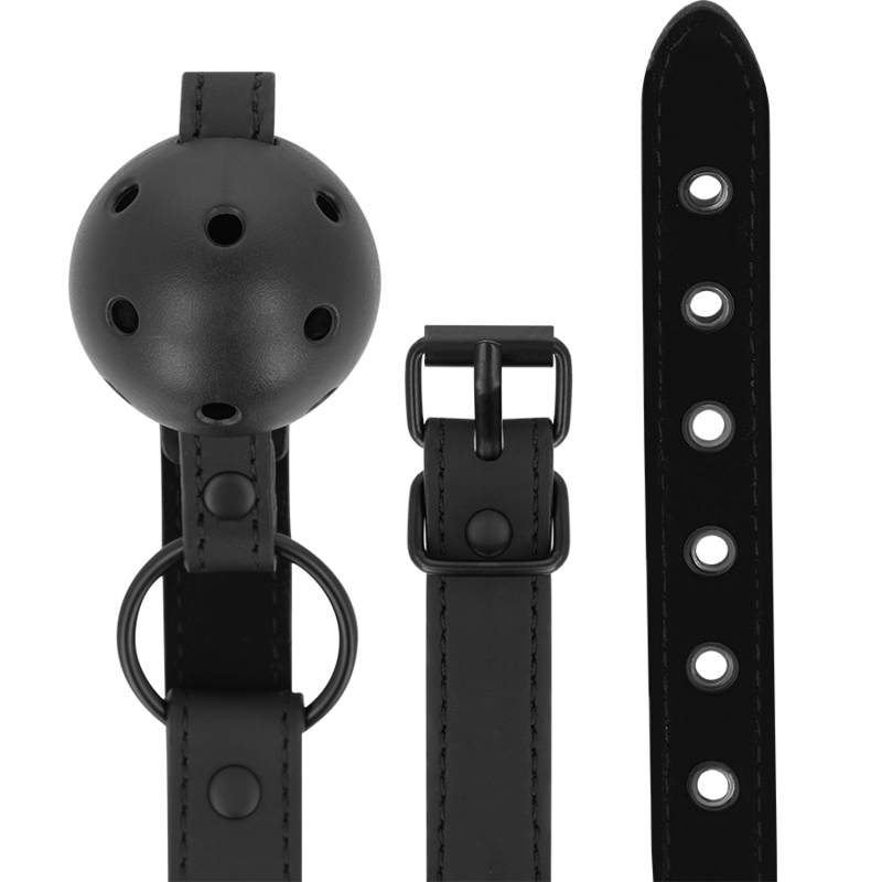 INTENSE - FETISH VEGAN LEATHER BALL GAG - 2