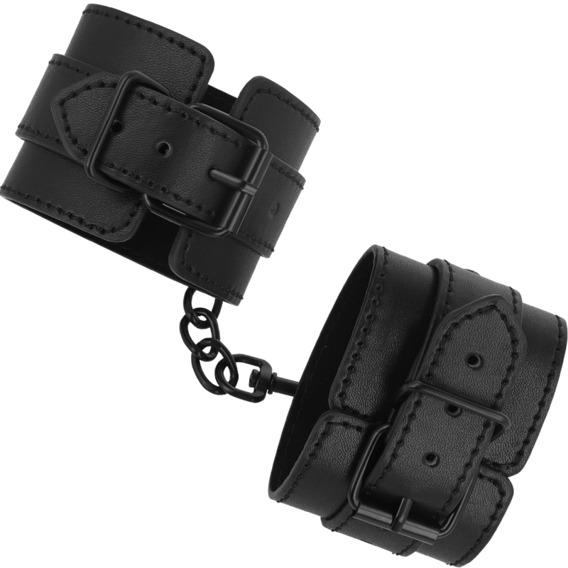 INTENSE - FETISH VEGAN LEATHER HANDCUFFS - 4