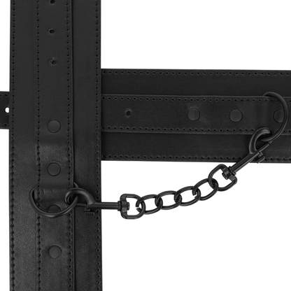 INTENSE - FETISH VEGAN LEATHER ANKLE CUFFS - 4