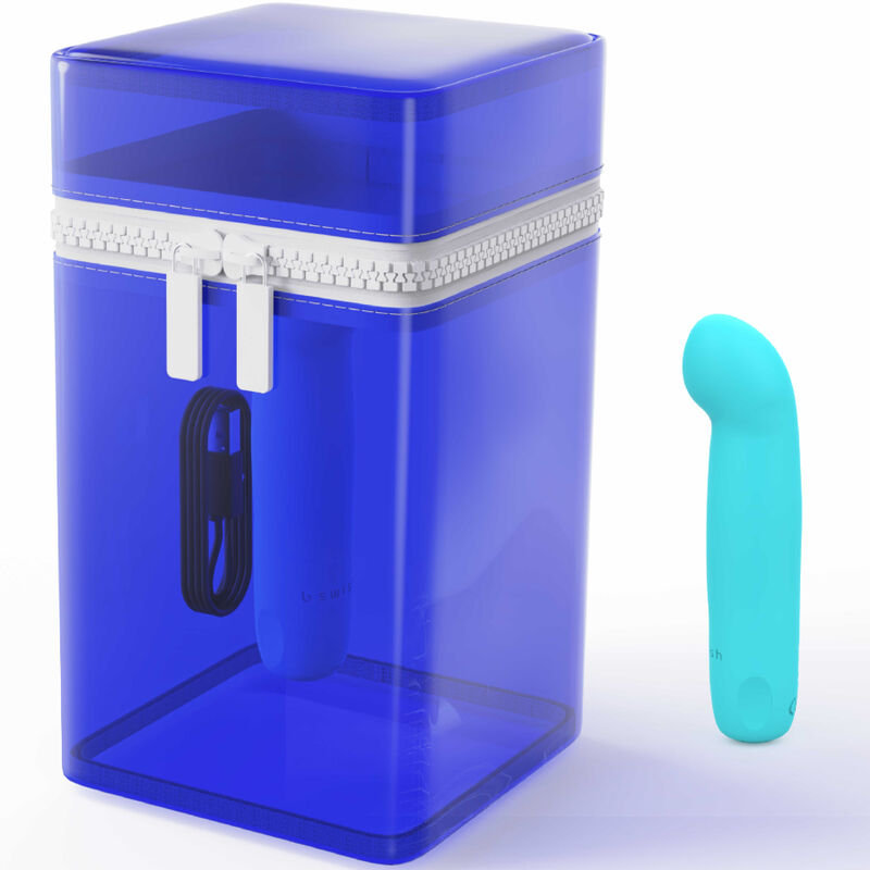 B SWISH - BCUTE CURVE INFINITE CLASSIC LIMITED EDITION BLUE SILICONE RECHARGEABLE VIBRATOR - 6