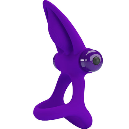 PRETTY LOVE - VIBRATOR RING 10 VIBRATIONS VIOLET SILICONE - 7