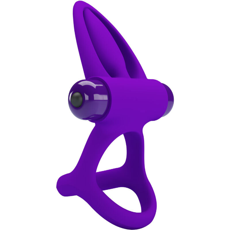 PRETTY LOVE - VIBRATOR RING 10 VIBRATIONS VIOLET SILICONE - 5