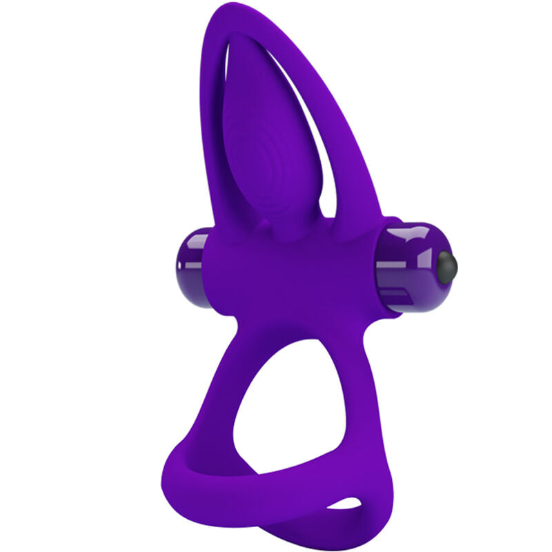 PRETTY LOVE - VIBRATOR RING 10 VIBRATIONS VIOLET SILICONE - 9
