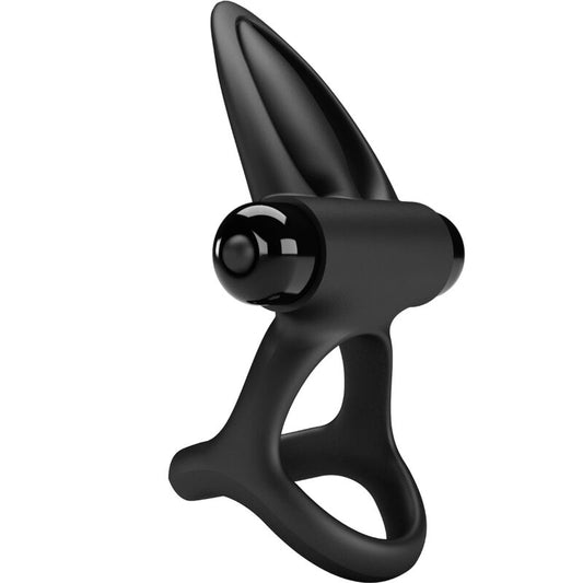 PRETTY LOVE - VIBRATING RING 10 VIBRATIONS BLACK SILICONE - 1