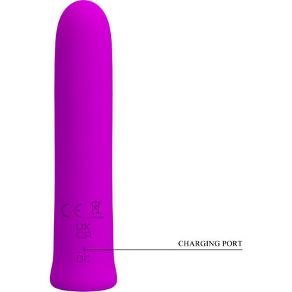 PRETTY LOVE - CURTIS MINI SUPER POWER VIBRATOR 12 VIOLET SILICONE VIBRATIONS - 2