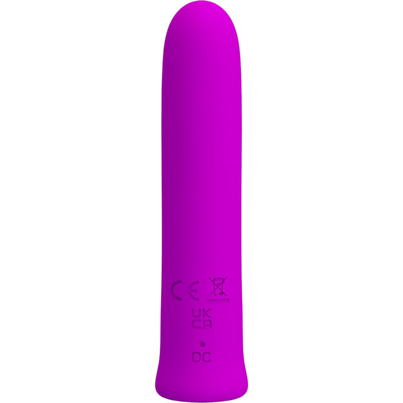 PRETTY LOVE - CURTIS MINI SUPER POWER VIBRATOR 12 VIOLET SILICONE VIBRATIONS - 6
