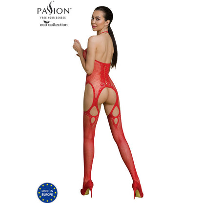 PASSION - ECO COLLECTION BODYSTOCKING ECO BS013 BLACK - 2