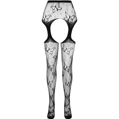 PASSION - ECO COLLECTION BODYSTOCKING ECO S001 BLACK - RED - 7