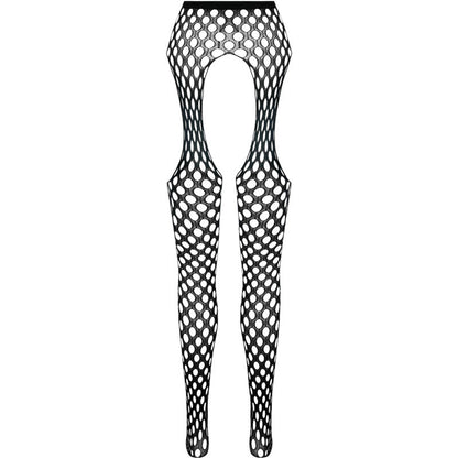 PASSION - ECO COLLECTION BODYSTOCKING ECO S003 BLACK - WHITE - 13