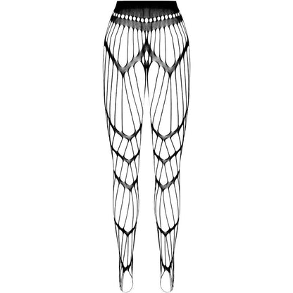 PASSION - ECO COLLECTION BODYSTOCKING ECO S006 BLACK - WHITE - 13