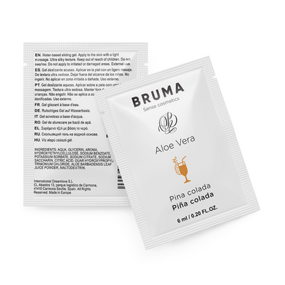BRUMA - 6 ML DESLIZING GEL WITH ALOE VERA PIÑA COLADA TASTE