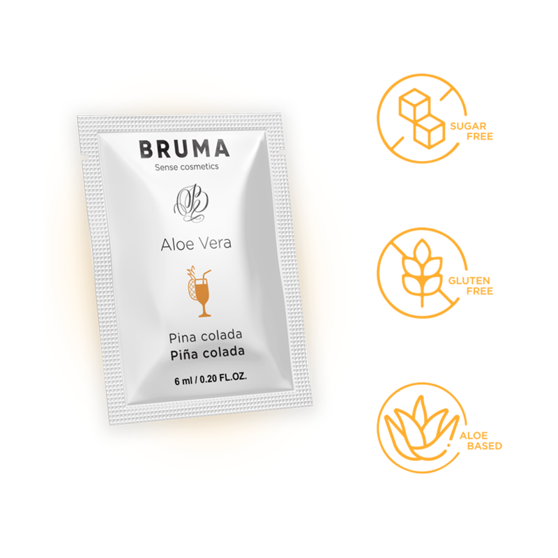 BRUMA - 6 ML DESLIZING GEL WITH ALOE VERA PIÑA COLADA TASTE