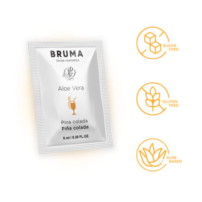BRUMA - 6 ML DESLIZING GEL WITH ALOE VERA PIÑA COLADA TASTE
