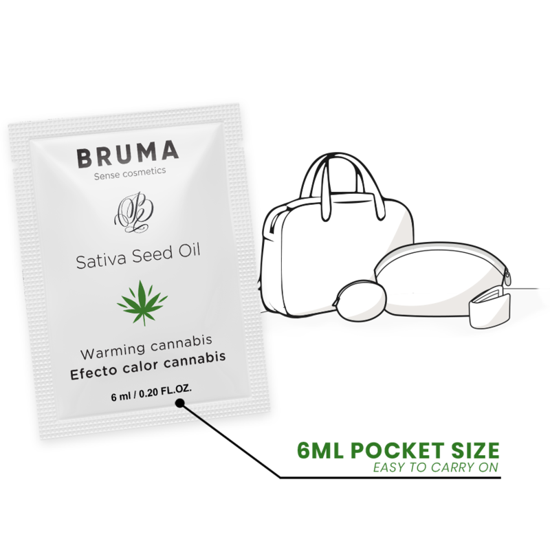 BRUMA - 6 ML DESLIZING GEL WITH ACEITE DE SEMILLA EFFECT HEAT TASTE CANNABIS
