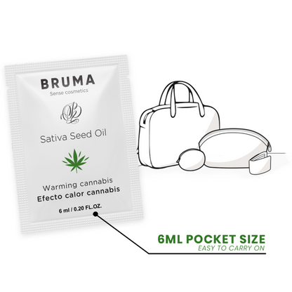 BRUMA - 6 ML DESLIZING GEL WITH ACEITE DE SEMILLA EFFECT HEAT TASTE CANNABIS
