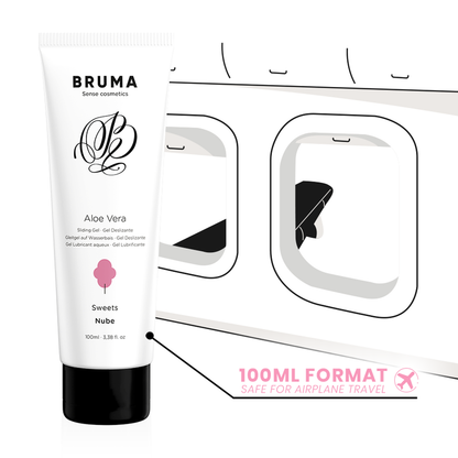 BRUMA - DESLIZING GEL WITH ALOE VERA SABOR A NUBE 100 ML