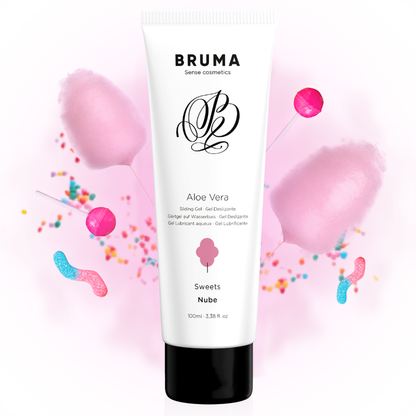 BRUMA - DESLIZING GEL WITH ALOE VERA SABOR A NUBE 100 ML