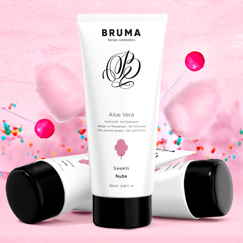 BRUMA - DESLIZING GEL WITH ALOE VERA SABOR A NUBE 100 ML