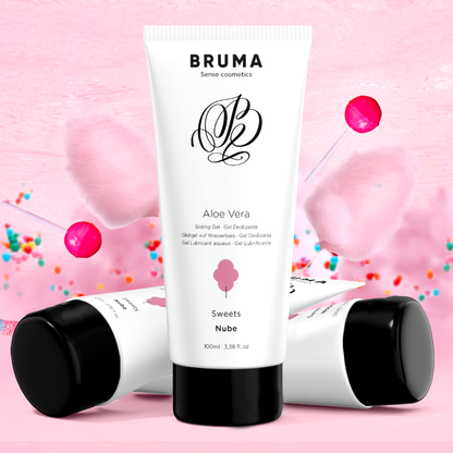 BRUMA - DESLIZING GEL WITH ALOE VERA SABOR A NUBE 100 ML