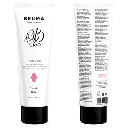 BRUMA - DESLIZING GEL WITH ALOE VERA SABOR A NUBE 100 ML