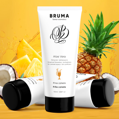 BRUMA - DESLIZING GEL WITH ALOE VERA PIÑA COLADA TASTE 100 ML