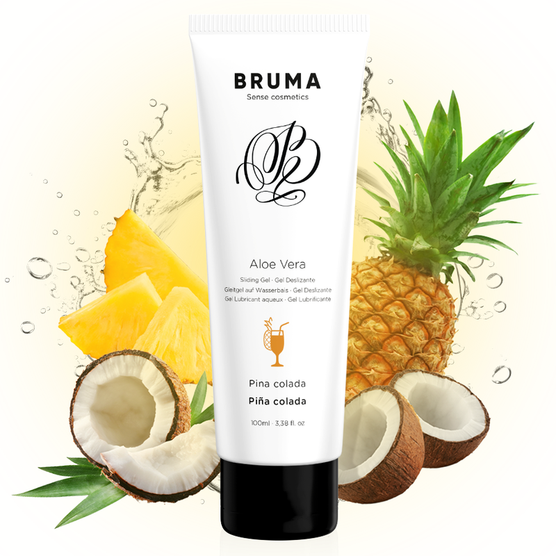 BRUMA - DESLIZING GEL WITH ALOE VERA PIÑA COLADA TASTE 100 ML
