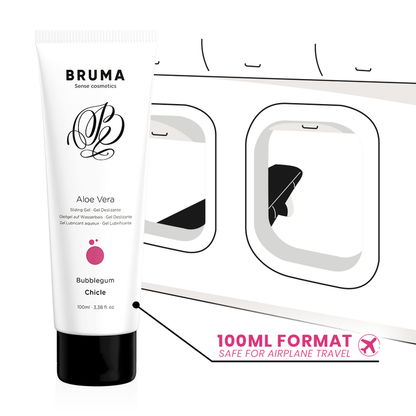 BRUMA - DESLIZING GEL WITH ALOE VERA SABOR A CHICLE 100 ML