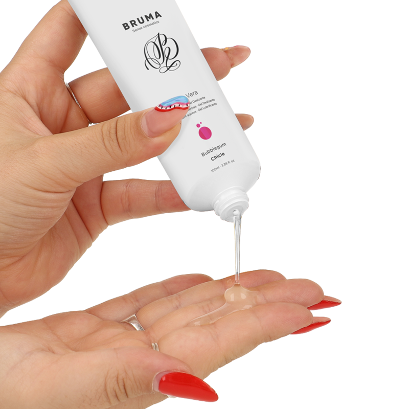 BRUMA - DESLIZING GEL WITH ALOE VERA SABOR A CHICLE 100 ML