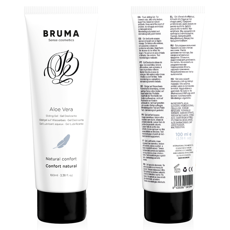 BRUMA - DESLIZING GEL WITH ALOE VERA CONFORT NATURAL 100 ML