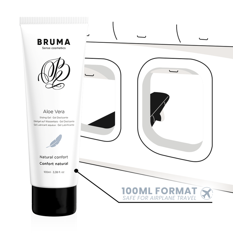 BRUMA - DESLIZING GEL WITH ALOE VERA CONFORT NATURAL 100 ML