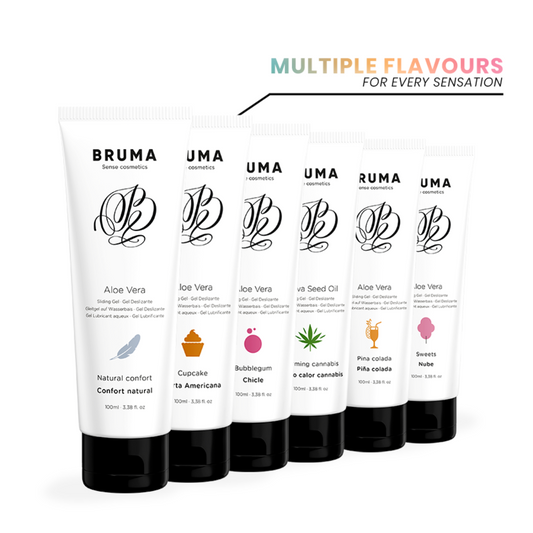 BRUMA - DESLIZING GEL WITH ALOE VERA AMERICAN TART FLAVOR 100 ML