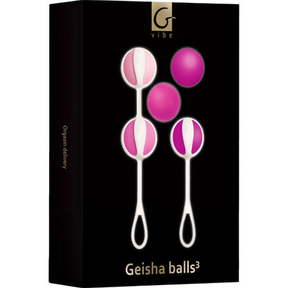 G-VIBE - SET 5 BALLS FROM GEISHA3 PINK