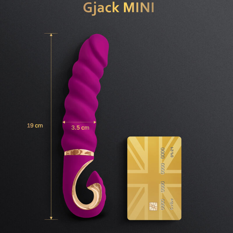 G-VIBE - GJACK MINI PURPLE SILICONE VIBRATOR - 2