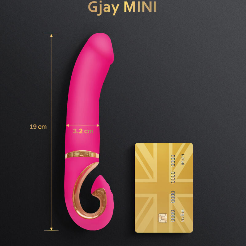 G-VIBE - GJAY MINI PINK SILICONE VIBRATOR - 2