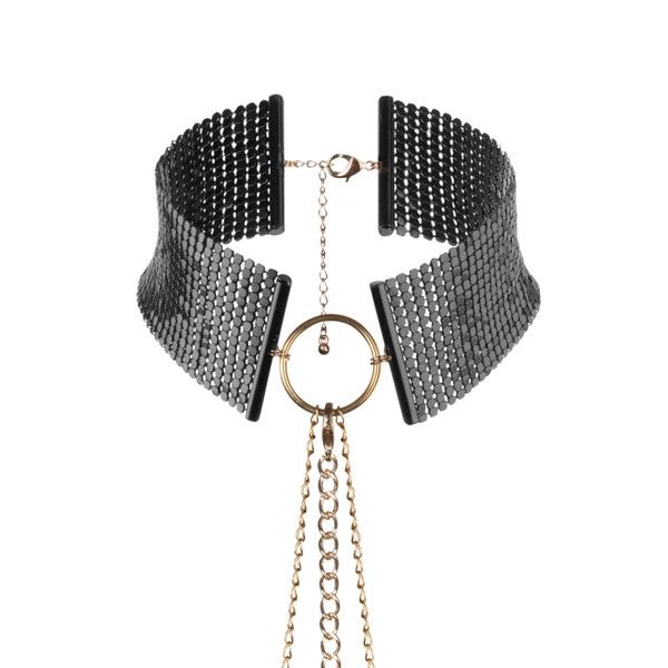 BIJOUX - DÉSIR MÉTALLIQUE BLACK METALLIC NECKLACE - 5