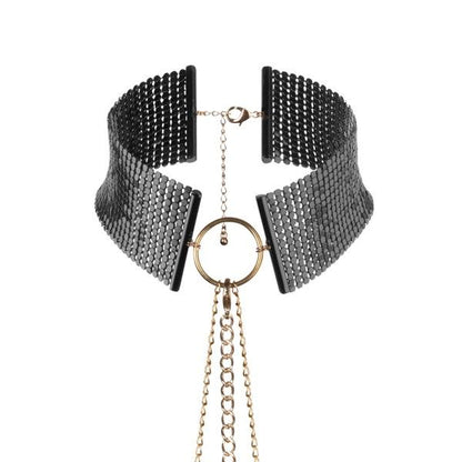 BIJOUX - DÉSIR MÉTALLIQUE BLACK METALLIC NECKLACE - 5