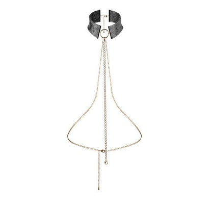 BIJOUX - DÉSIR MÉTALLIQUE BLACK METALLIC NECKLACE - 2