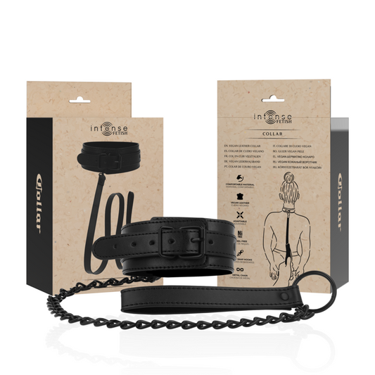 INTENSE - FETISH VEGAN LEATHER COLLAR - 1