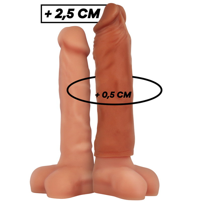 VIRILXL - LIQUID SILICONE V5 BROWN PENIS EXTENSION - 6