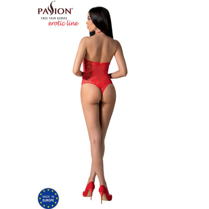 PASSION - BS094 RED BODYSTOCKING ONE SIZE - BLACK - 11
