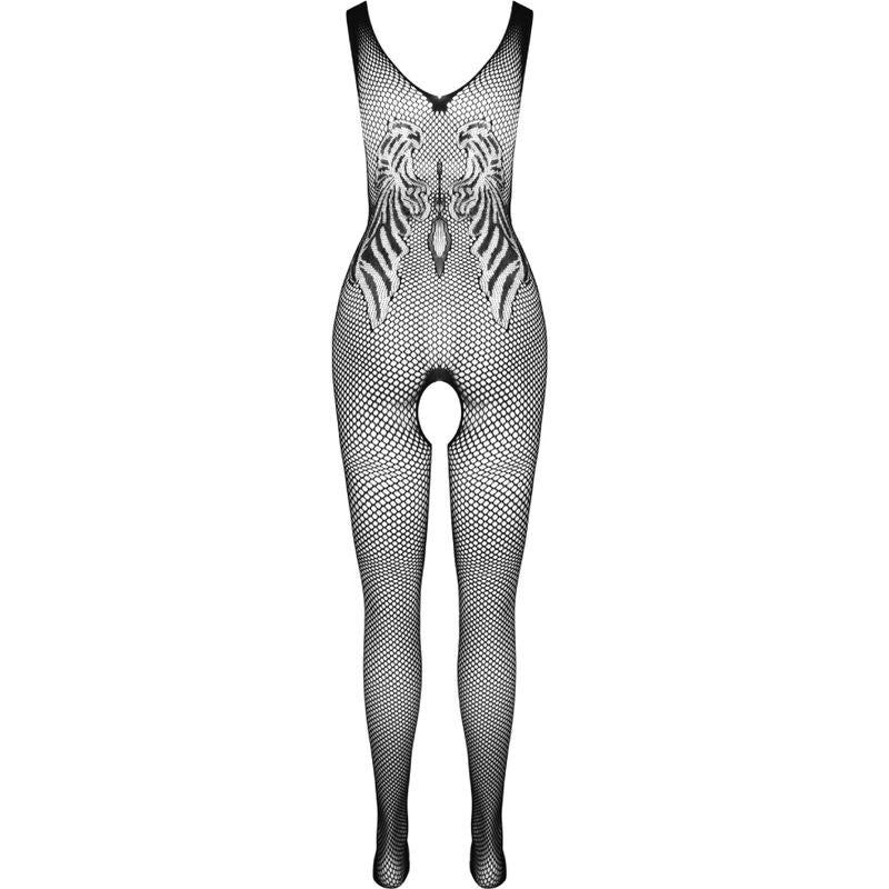 PASSION - BS098 WHITE BODYSTOCKING ONE SIZE - 4