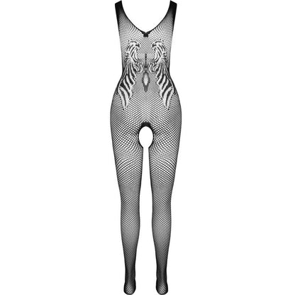 PASSION - BS098 WHITE BODYSTOCKING ONE SIZE - 4