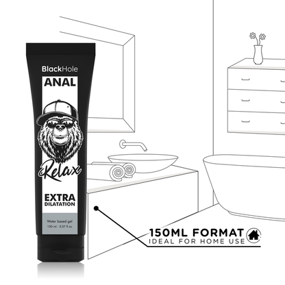 BLACK HOLE - WATER BASE GEL ANAL DILATION 150 ML - 4