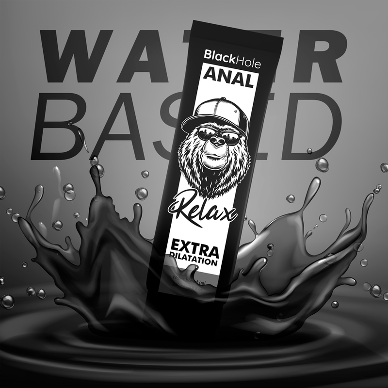BLACK HOLE - WATER BASE GEL ANAL DILATION 250 ML - 4