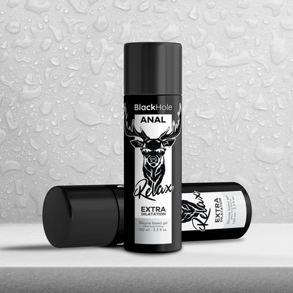 BLACK HOLE - GEL SILICONE BASE ANAL DILATION 100 ML - 4
